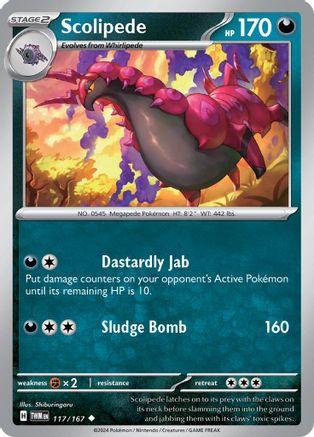 Scolipede (117) Reverse Holofoil - Twilight Masquerade