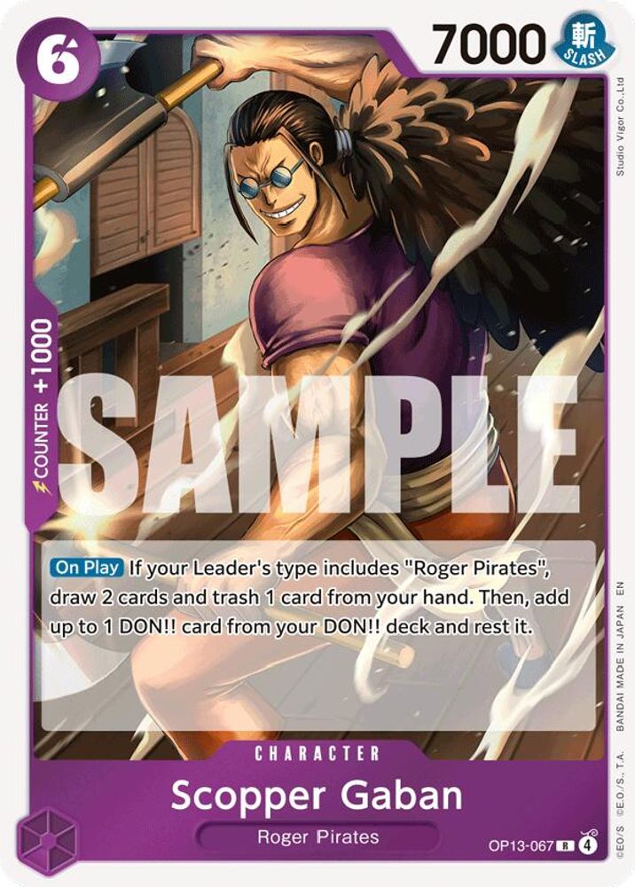 Scopper Gaban (OP13-067) Foil