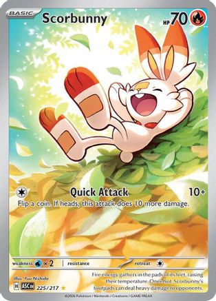 Scorbunny (225) Holofoil - Ascended Heroes