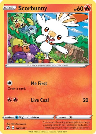 Scorbunny (SWSH071) Holofoil - Black Star Promos