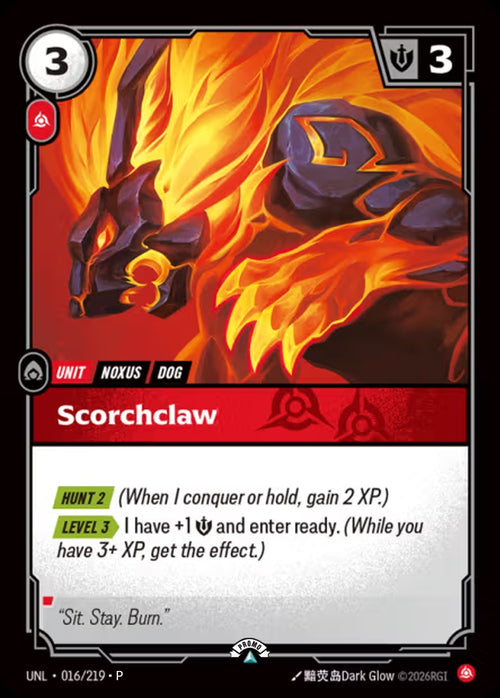 Scorchclaw (016) Foil - Riftbound Promotional Cards