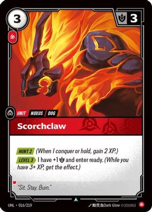 Scorchclaw (016) Foil - Unleashed