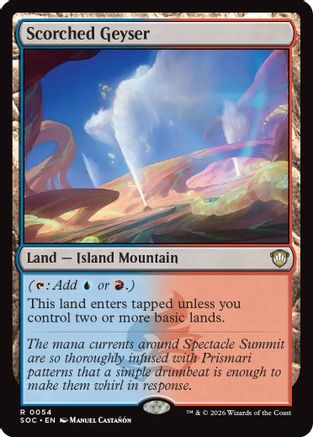 Scorched Geyser (054) - Commander: Secrets of Strixhaven