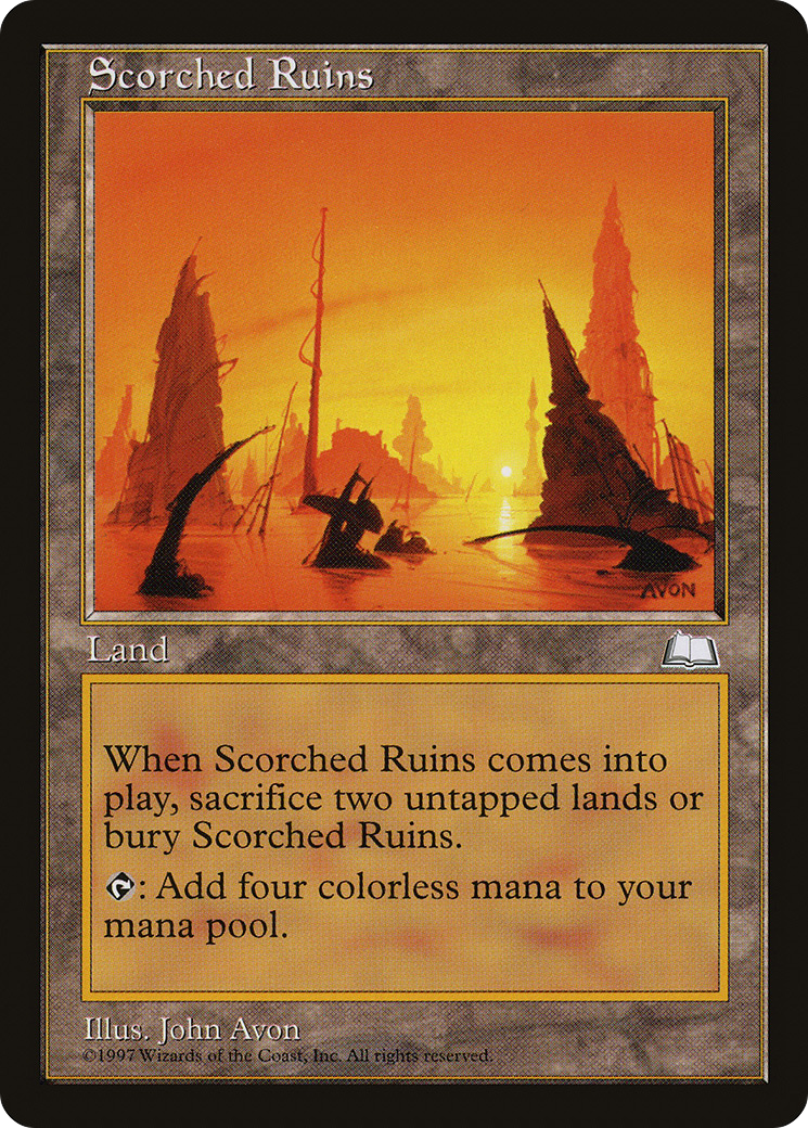 Scorched Ruins - Weatherlight
