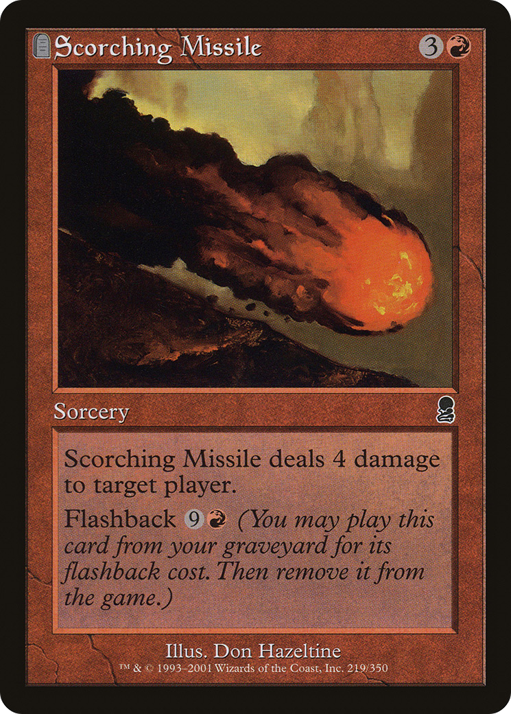Scorching Missile (219) Foil - Odyssey