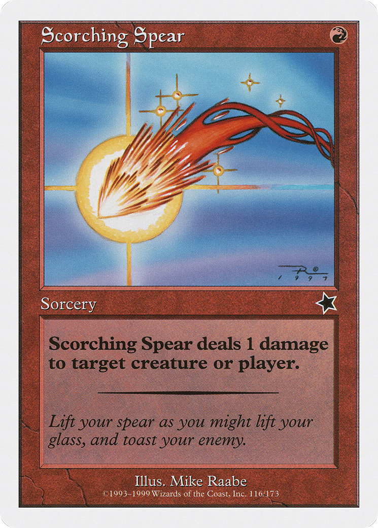Scorching Spear (116) - Starter 1999