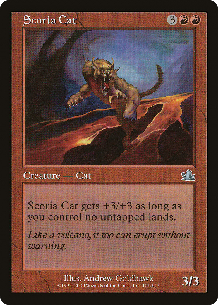 Scoria Cat (101) Foil - Prophecy