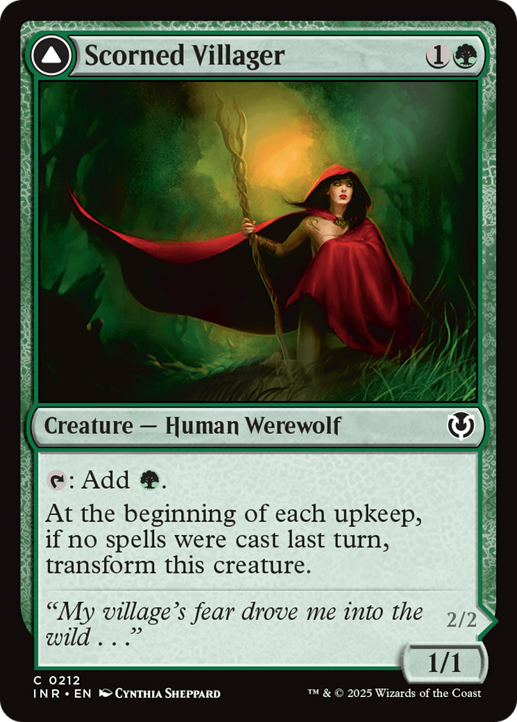 Scorned Villager // Moonscarred Werewolf (212) - Innistrad Remastered