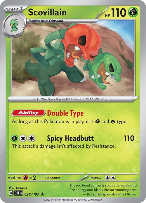 Scovillain (Cosmos Holo) (25) Holofoil - Miscellaneous Cards & Products
