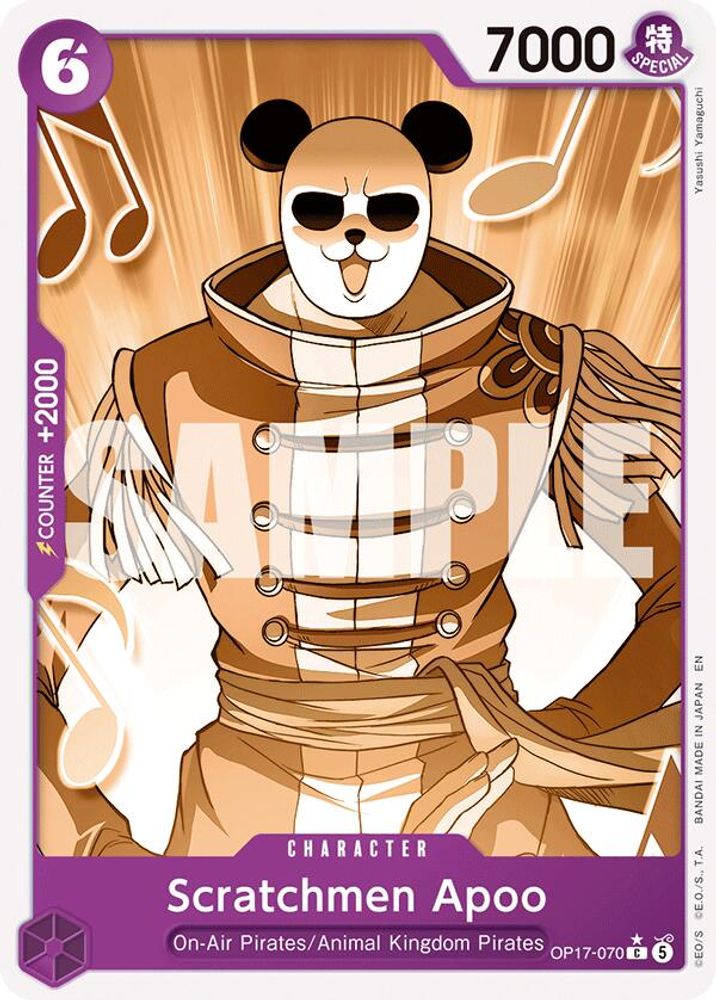 Scratchmen Apoo (Pandaman Art) (OP17-070)