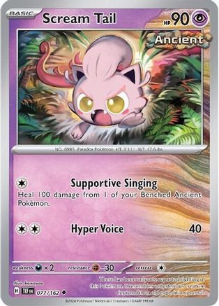 Scream Tail (77) Reverse Holofoil - Temporal Forces
