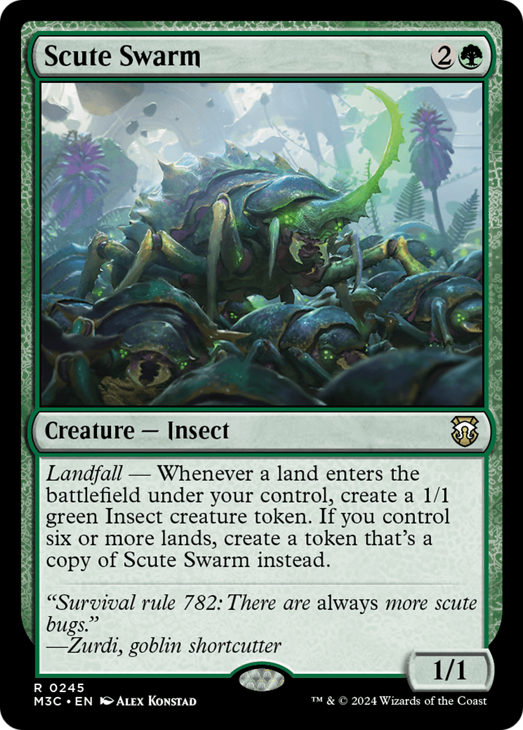 Scute Swarm (245) - Commander: Modern Horizons 3