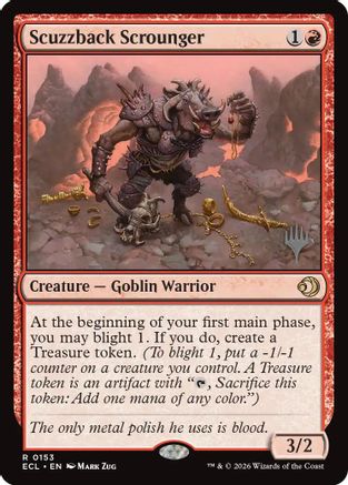 Scuzzback Scrounger (Promo Pack) (153) - Lorwyn Eclipsed