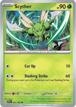 Scyther (1) Reverse Holofoil - Temporal Forces