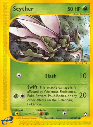 Scyther (106) - Aquapolis