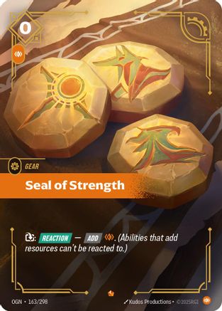 Seal of Strength (163) Foil - Origins