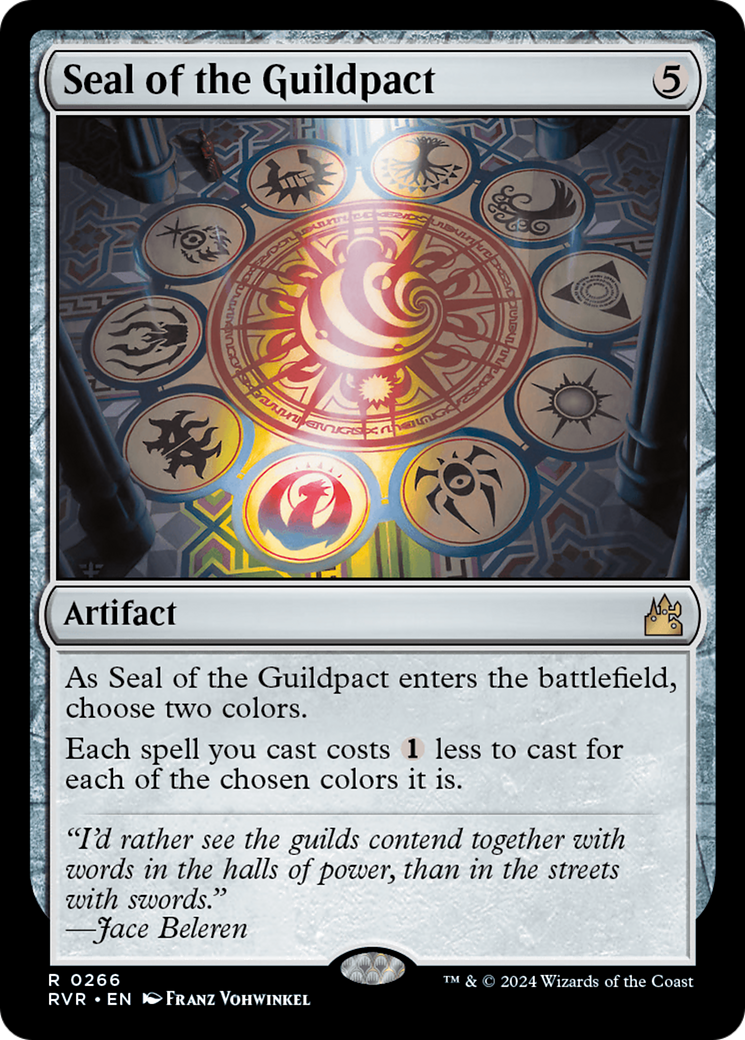 Seal of the Guildpact (266) Foil - Ravnica Remastered