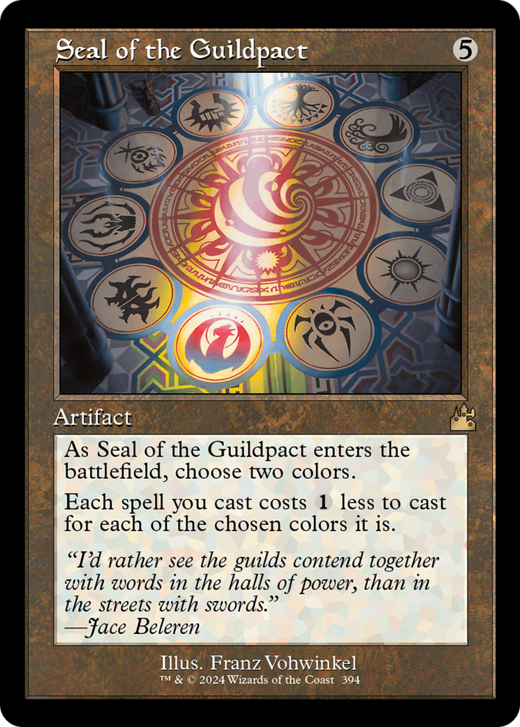 Seal of the Guildpact (Retro) (394) Foil - Ravnica Remastered