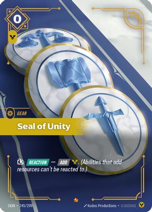 Seal of Unity (245) Foil - Origins
