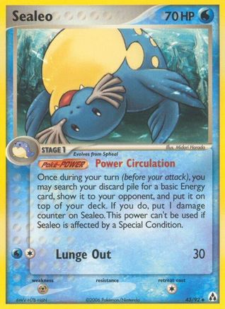 Sealeo (43) Reverse Holofoil - Legend Maker