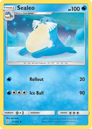 Sealeo (51) Reverse Holofoil - Cosmic Eclipse