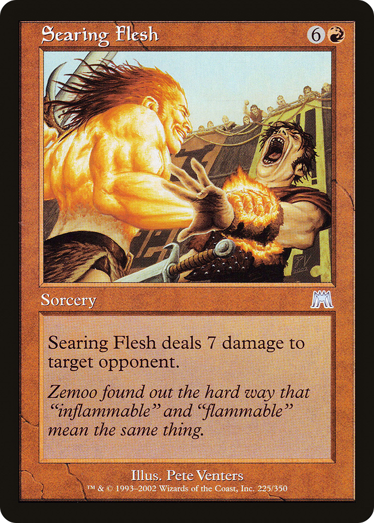Searing Flesh (225) Foil - Onslaught