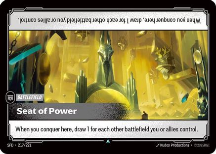 Seat of Power (217) Foil - Spiritforged