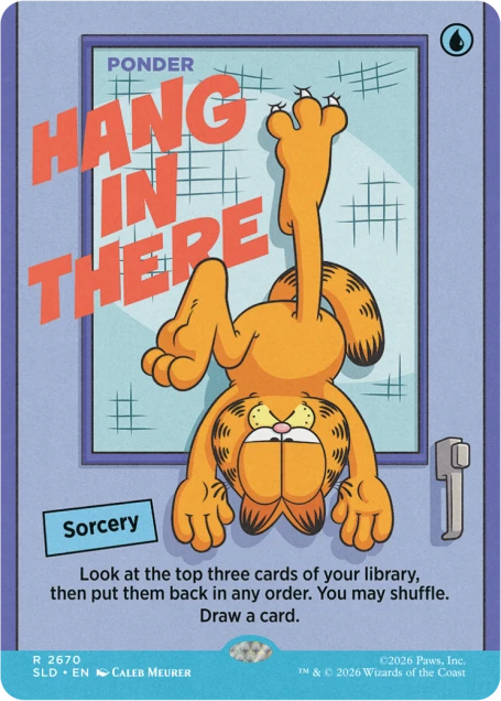 Secret Lair - Garfield: Motivationally Challenged