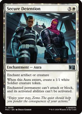 Secure Detention (608) - Commander: Marvel Super Heroes
