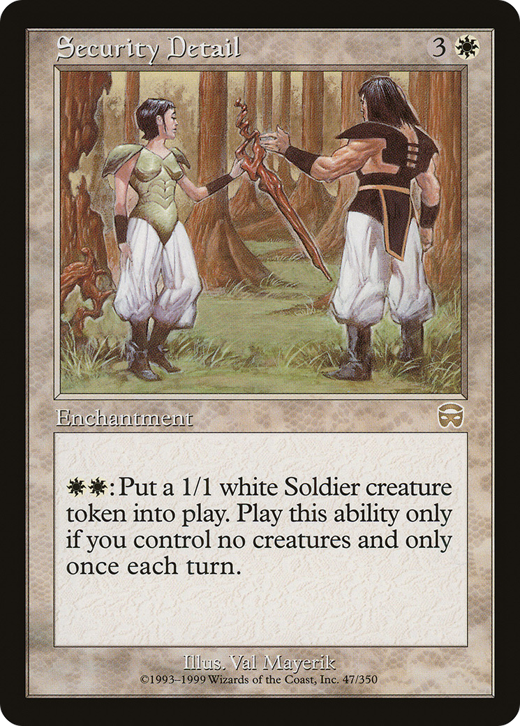 Security Detail (047) Foil - Mercadian Masques