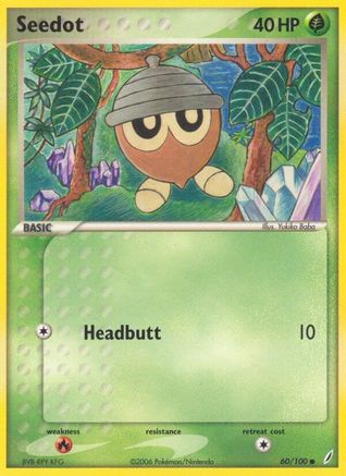 Seedot (60) Reverse Holofoil - Crystal Guardians
