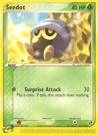 Seedot (76) Reverse Holofoil - Sandstorm