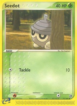 Seedot (77) Reverse Holofoil - Sandstorm