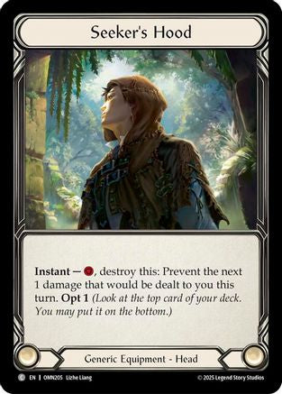 Seekers Hood (OMN205) - Omens of the Third Age