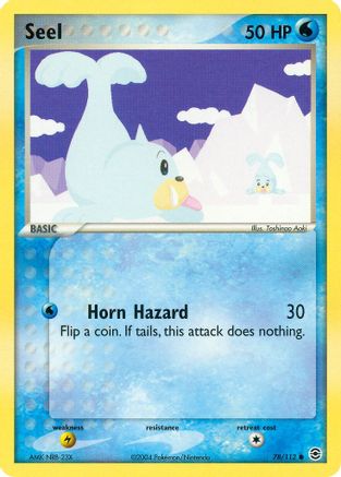 Seel (78) Reverse Holofoil - FireRed & LeafGreen