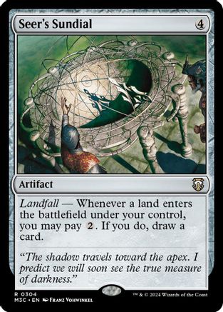Seer's Sundial (304) Ripple Foil - Commander: Modern Horizons 3