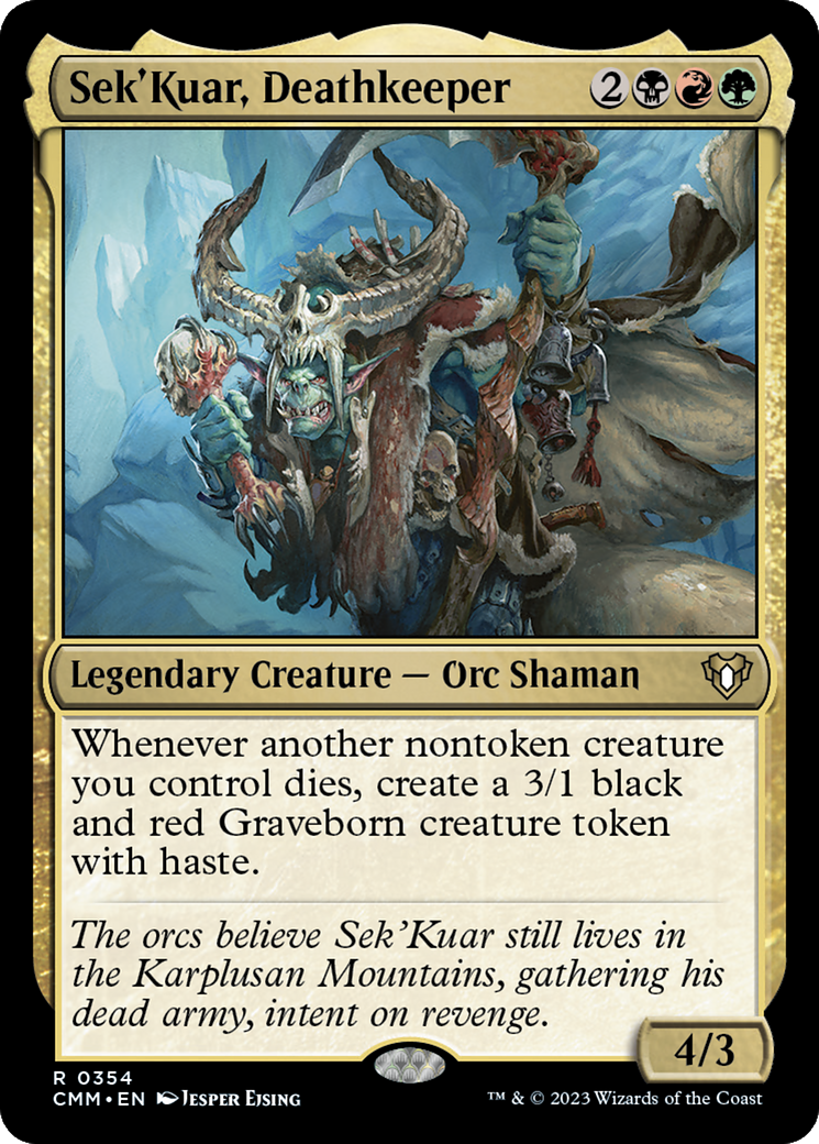 Sek'Kuar, Deathkeeper (354) - Commander Masters