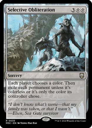 Selective Obliteration (035) Ripple Foil - Commander: Modern Horizons 3