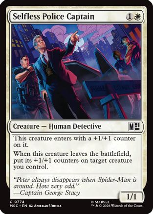 Selfless Police Captain (774) Foil - Commander: Marvel Super Heroes