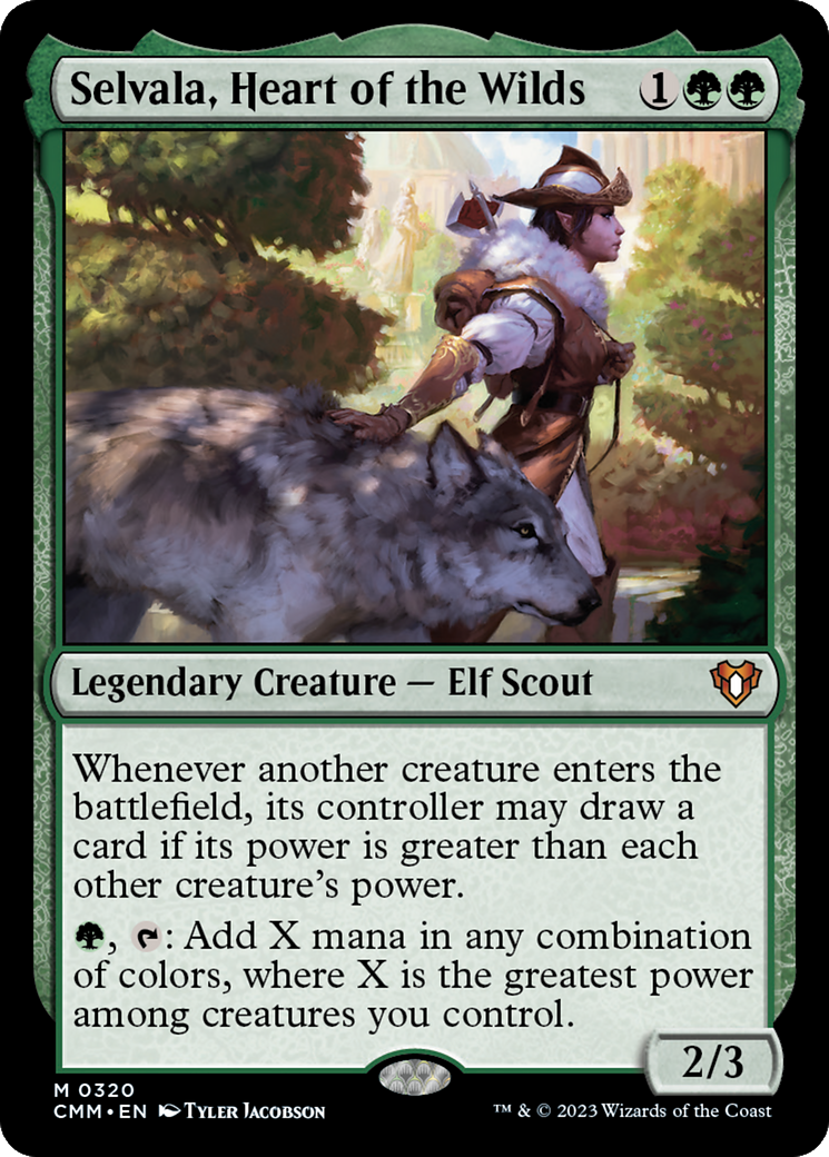 Selvala, Heart of the Wilds (320) - Commander Masters