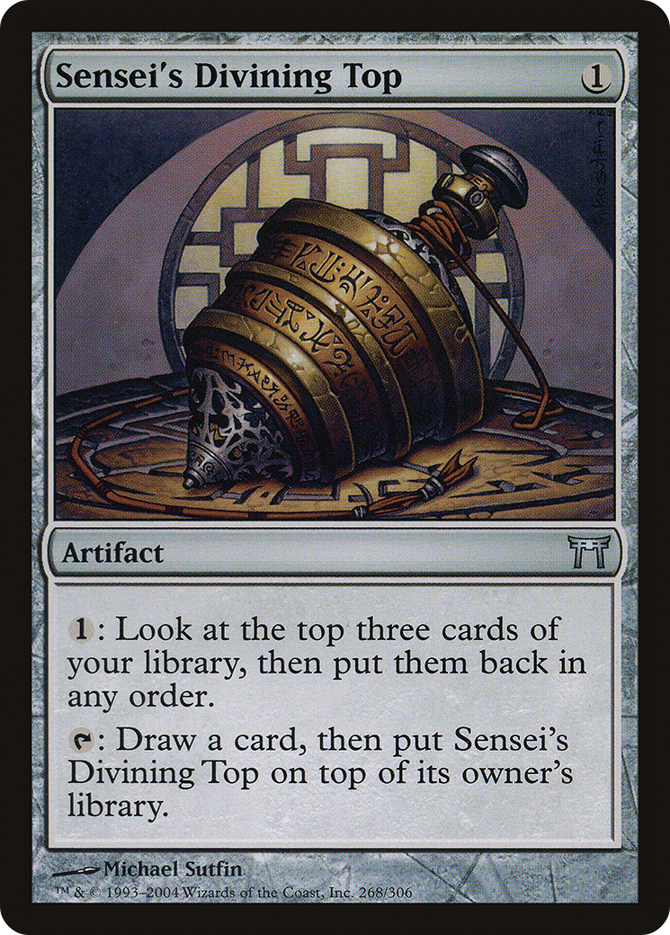 Sensei's Divining Top (268) Foil - Champions of Kamigawa