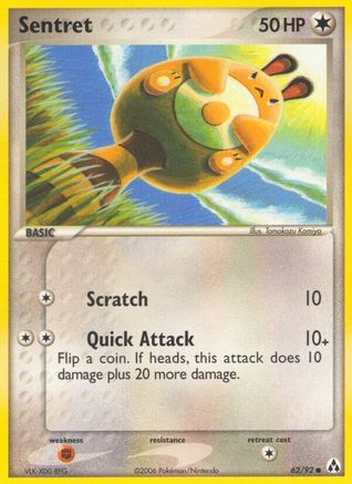 Sentret (62) Reverse Holofoil - Legend Maker