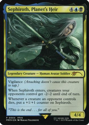 Sephiroth, Planet's Heir (Costco Bundle) (004) Foil - Media Promos