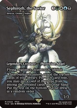 Sephiroth, the Savior - Atraxa, Grand Unifier (Showcase) (049) - FINAL FANTASY: Through the Ages