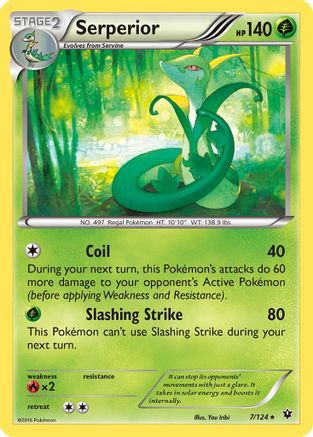 Serperior (7) Reverse Holofoil - Fates Collide