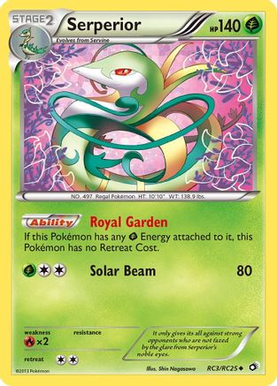 Serperior (RC3) (Radiant Collection) Holofoil - Legendary Treasures