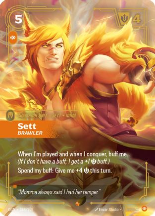 Sett – Brawler (164) Foil - Origins