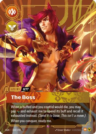 Sett – The Boss (269) Foil - Origins