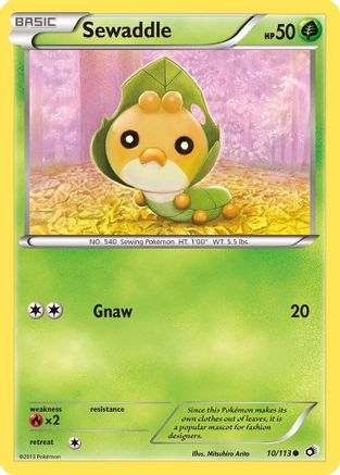 Sewaddle (10) - Legendary Treasures