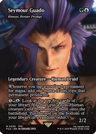 Seymour Guado - Kinnan, Bonder Prodigy (Showcase) (055) Foil - FINAL FANTASY: Through the Ages